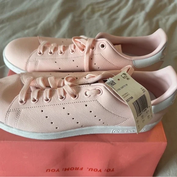 Stan Smith NWT Adidas Pink Sneakers - Picture 1 of 6